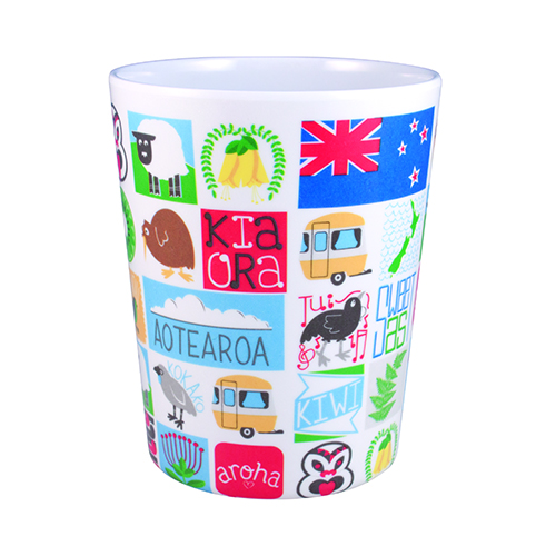 Melamine Cup Tiles Kiwiana