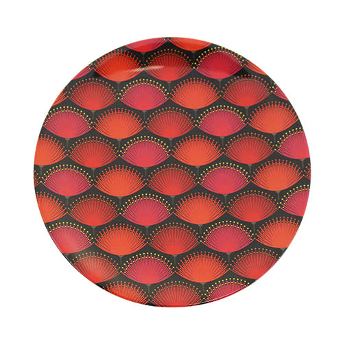 Melamine Plate Pohutukawa Blaze